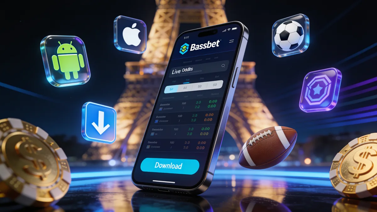 Inscription via l'application mobile BassBet pour les joueurs en France